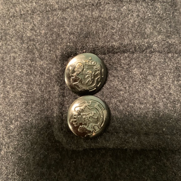 Betsey Johnson Pea Coat Cheetah Print Lining - Picture 10 of 10